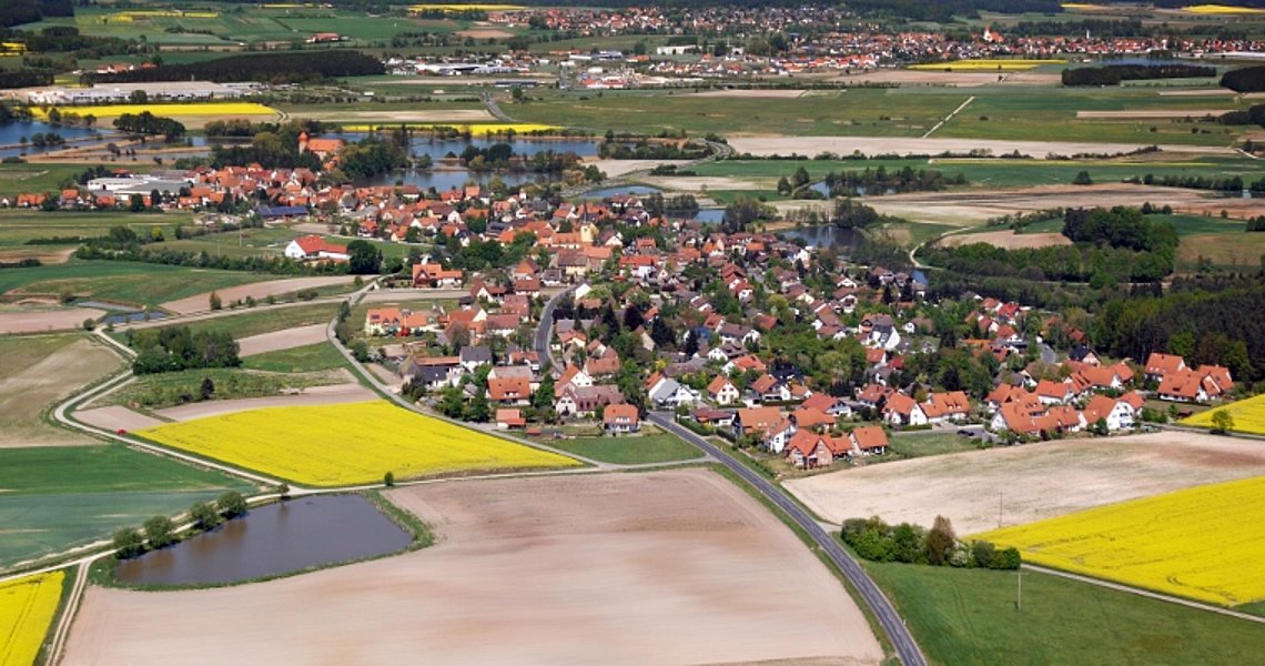 Luftbild vom Ortsteil Neuhaus