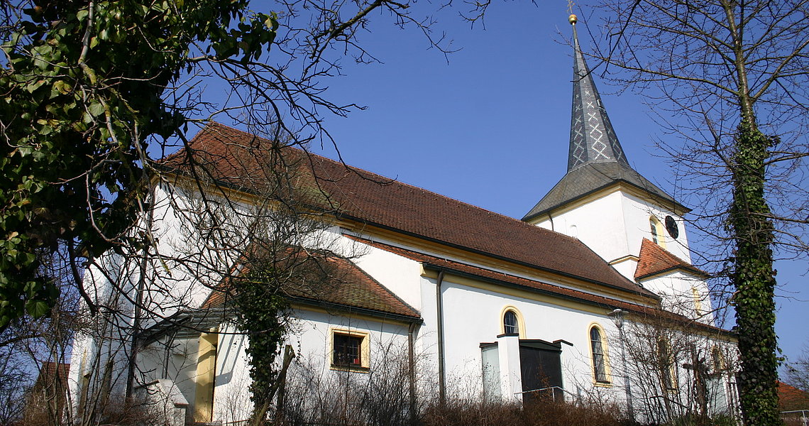Die Kirche St. Laurentius in Aisch