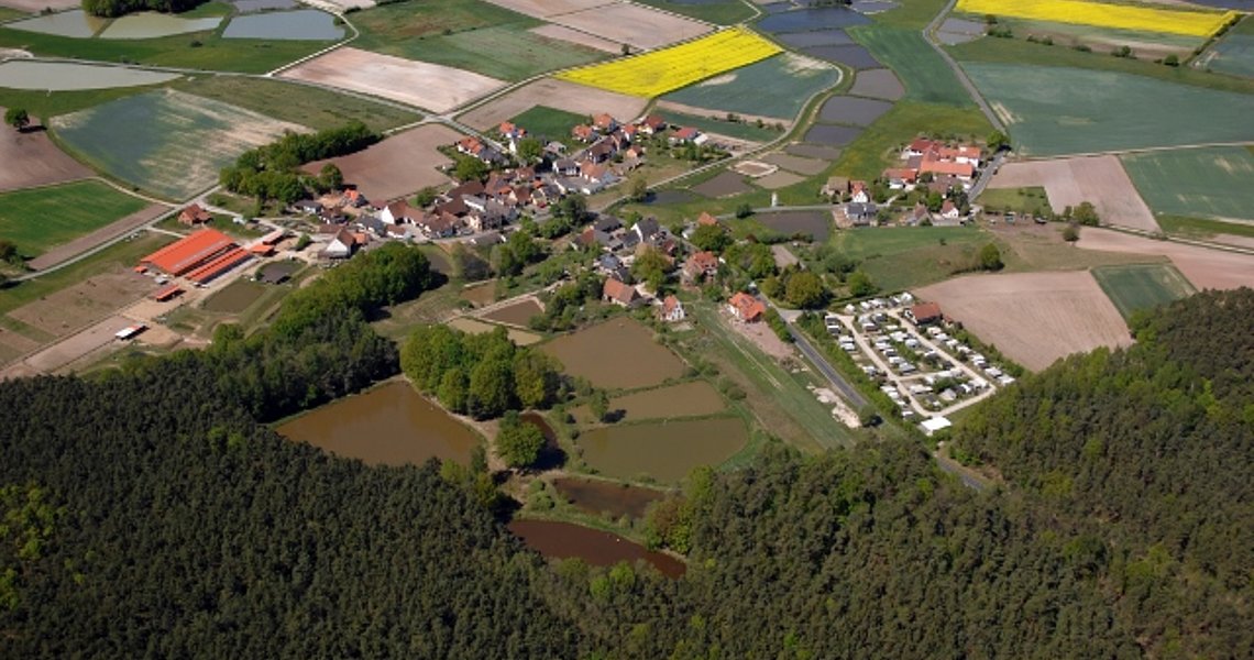 Luftbild vom Ortsteil Heppstädt