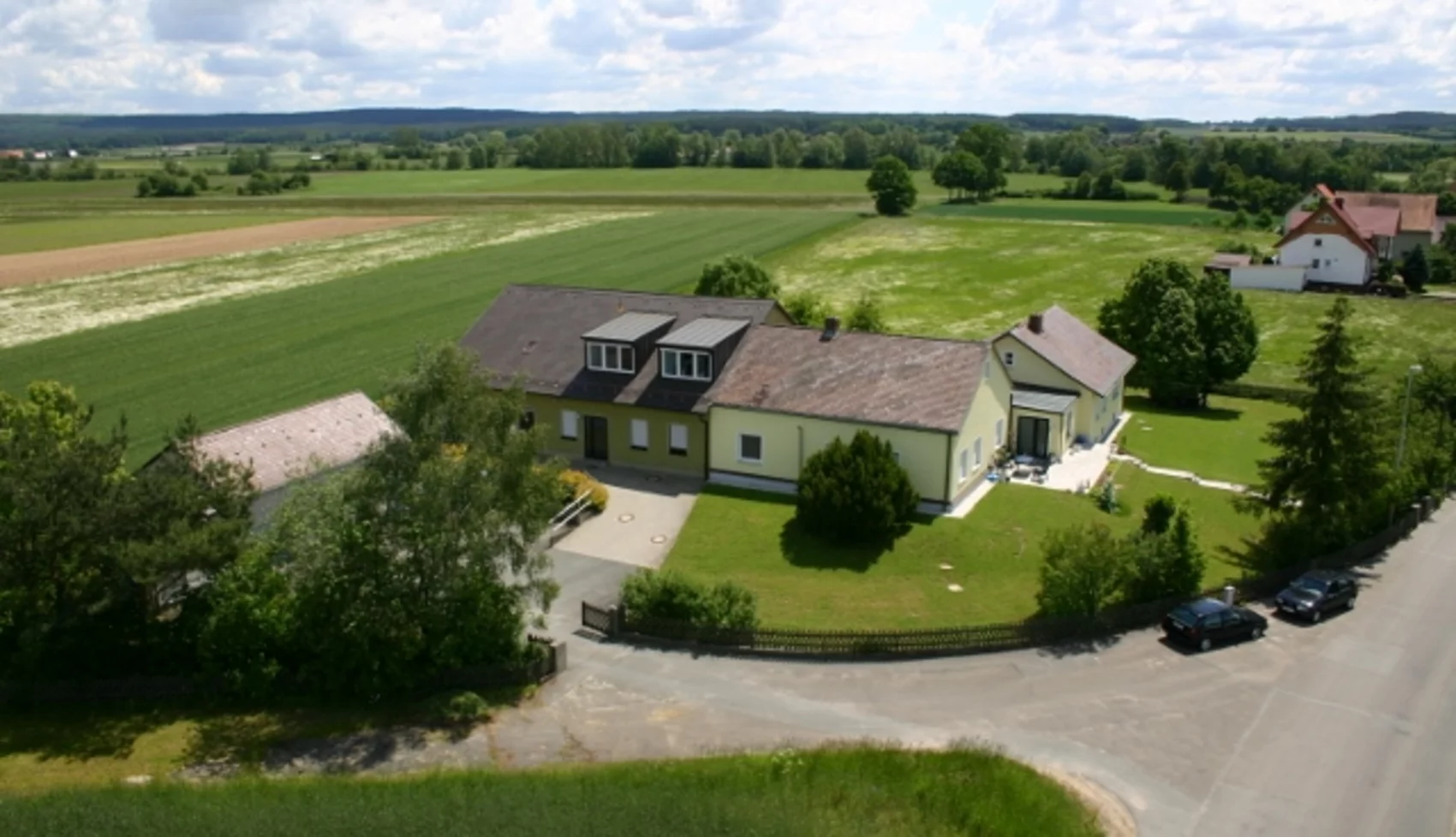 Luftbild vom Wasserwerk Adelsdorf