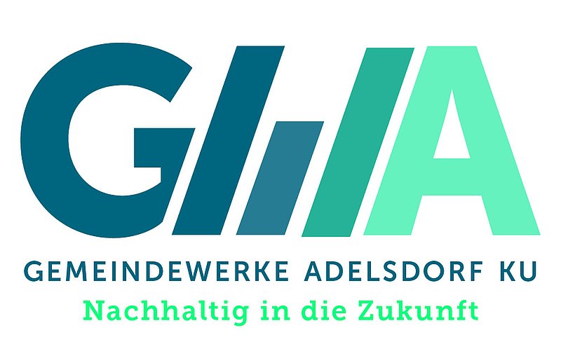 Das Bild zeigt das Logo der Gemeindewerke Adelsdorf KU.